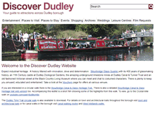 Tablet Screenshot of discover.dudley.gov.uk