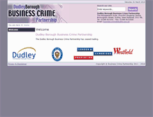 Tablet Screenshot of businesscrime.dudley.gov.uk