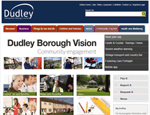 Tablet Screenshot of dudley.gov.uk
